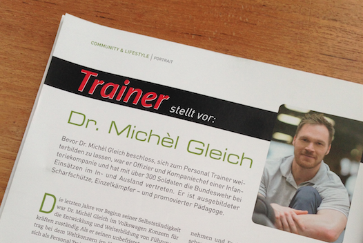 Gleich Personal Training im Fachmagazin „Trainer“